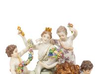 A Meissen Porcelain Europa Figural Group