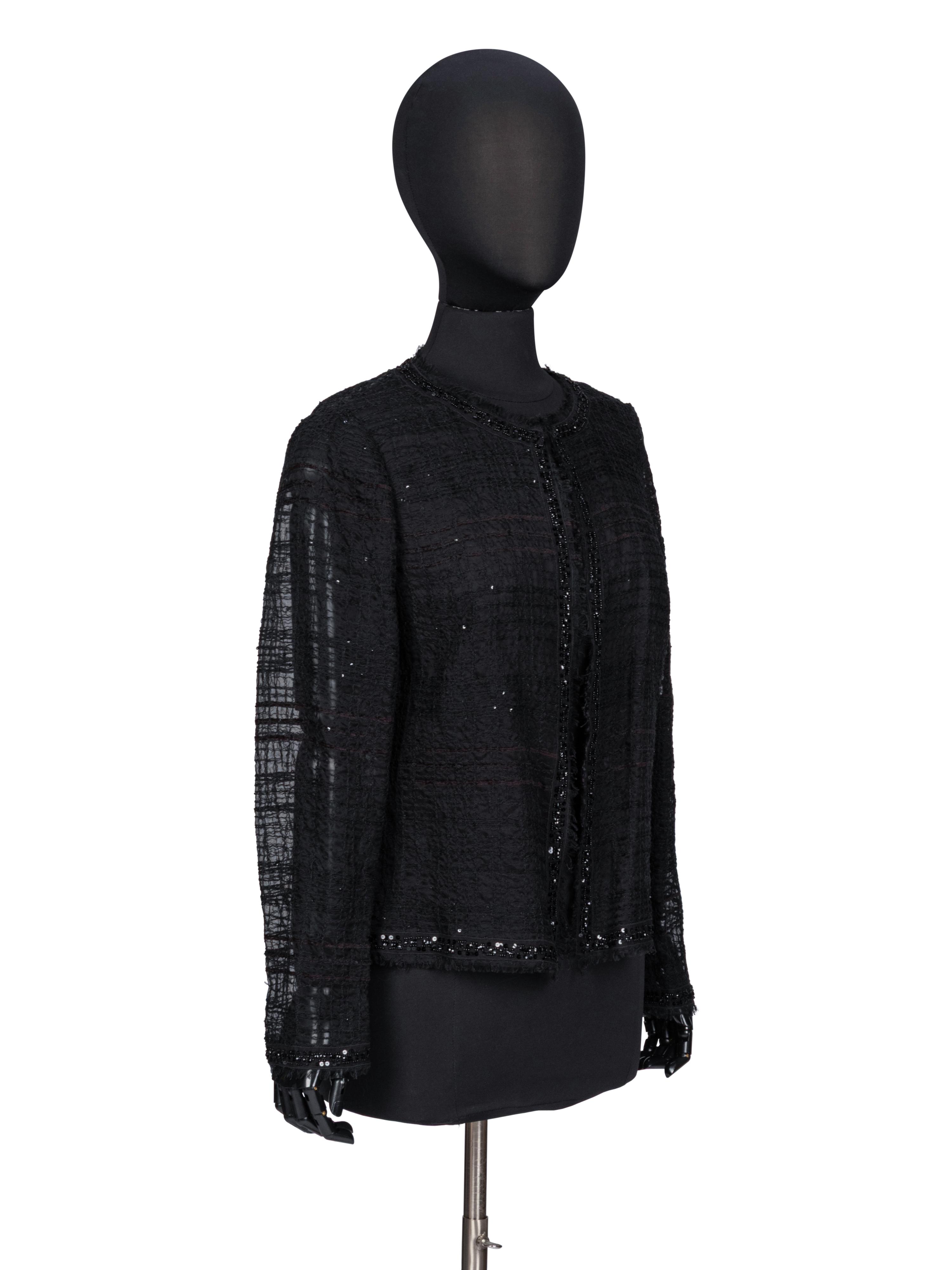 Chanel, Sheer Cardigan Jacket