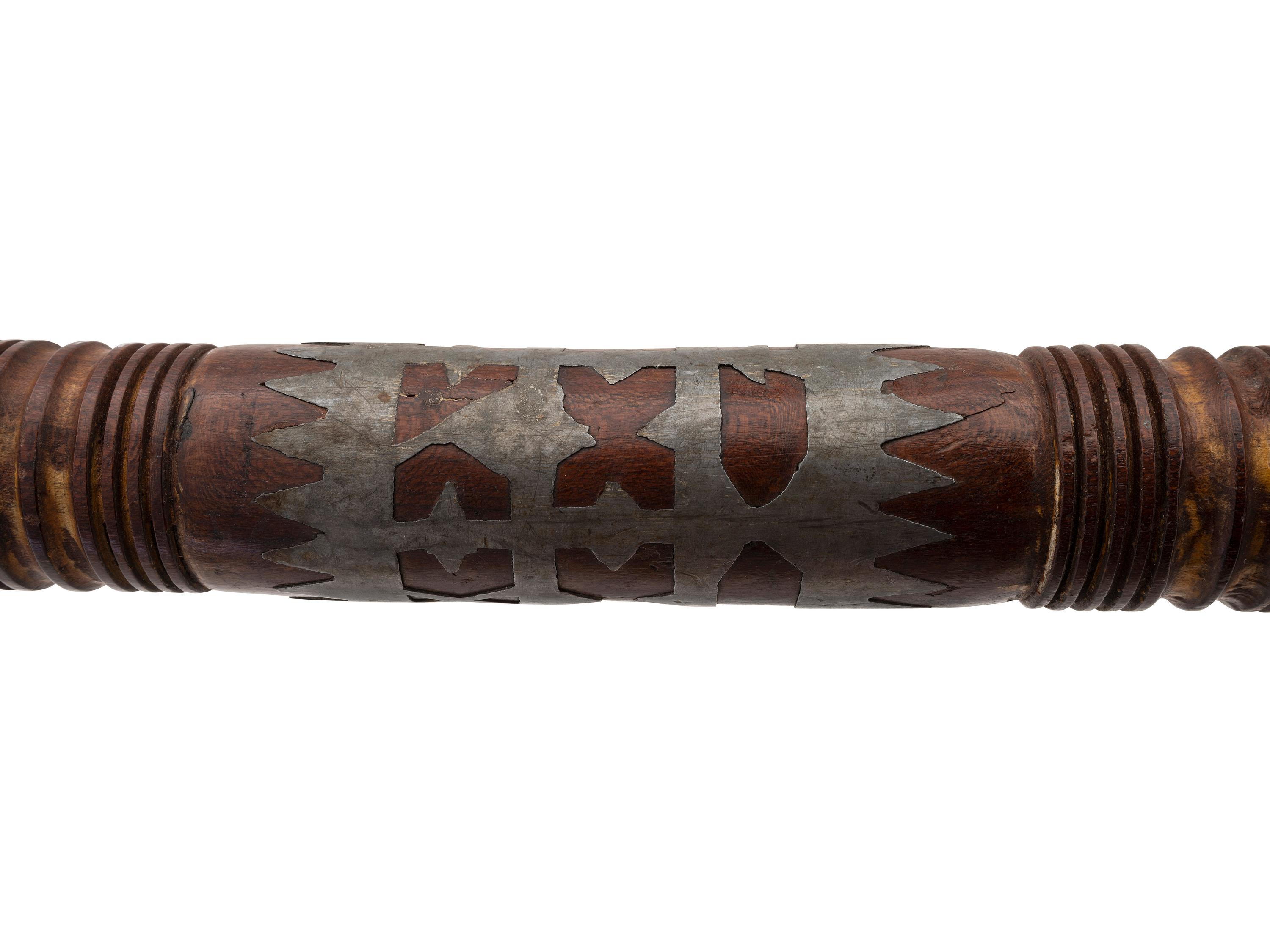 Anishinaabe Lance, with Pewter Inlay