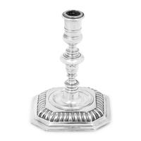 A William III Britannia Silver Taper Stick