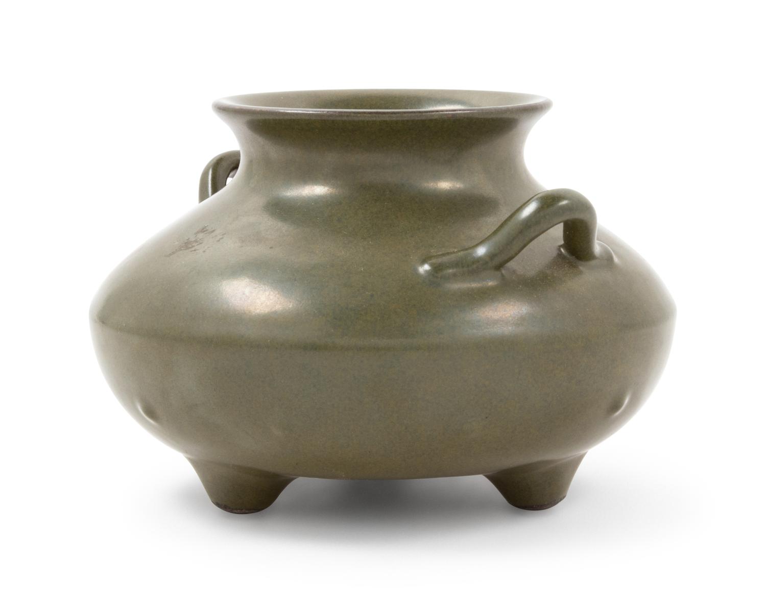 A Chinese Teadust Glazed Porcelain Jar