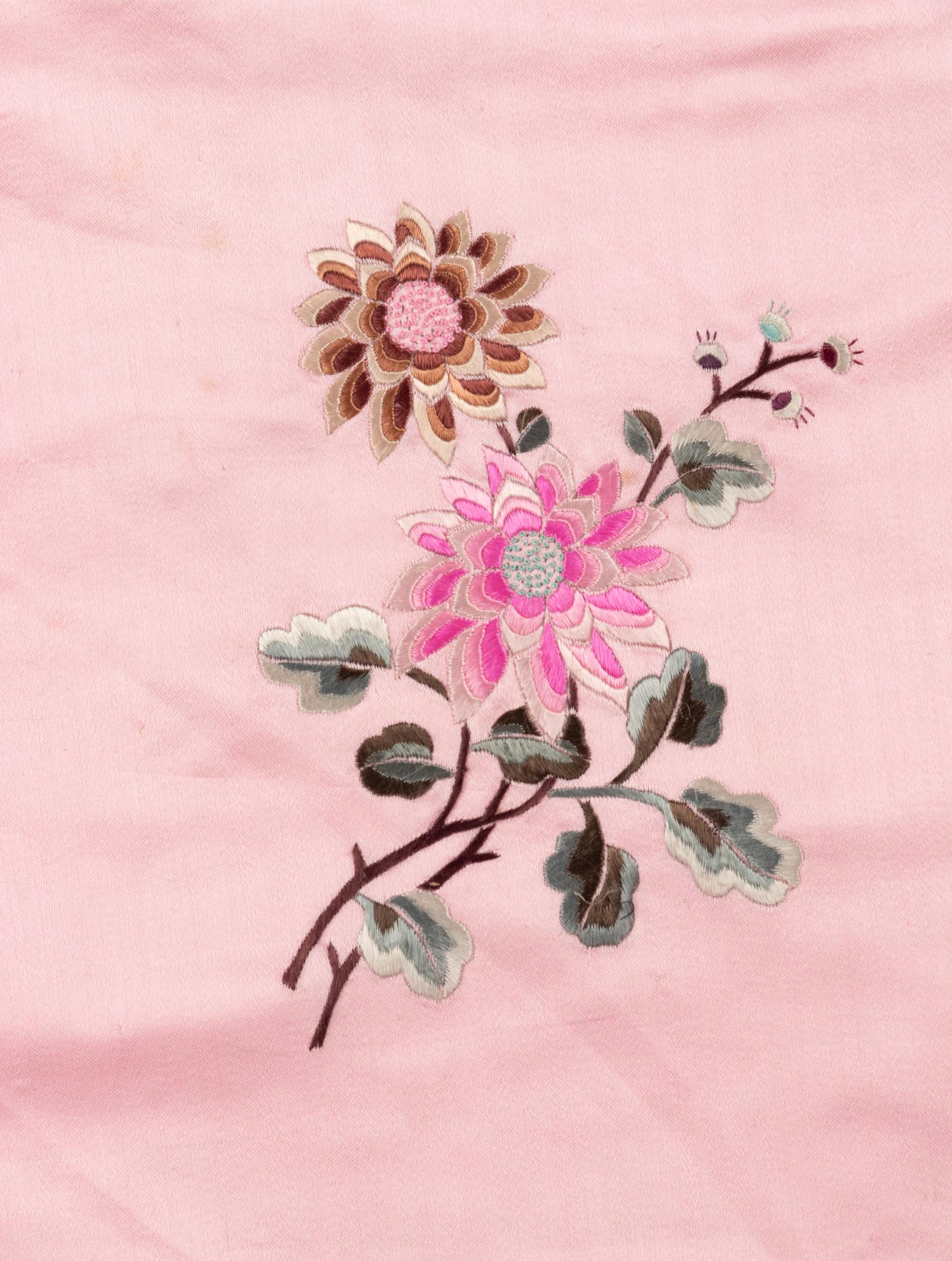A Group of Chinese Embroidered Silk Clothes