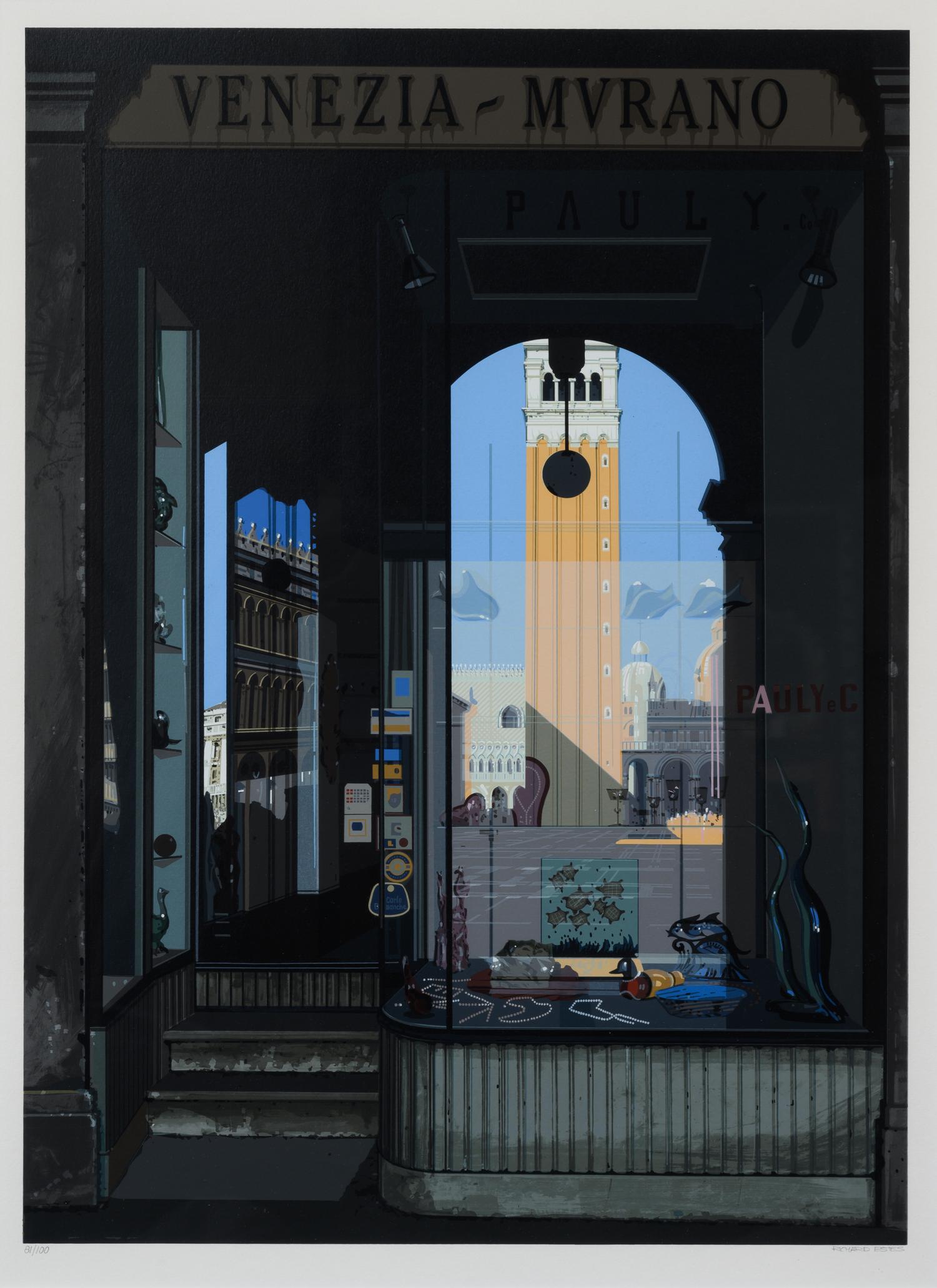 Urban Landscapes No. 2 (complete portfolio of 8 prints with original cloth portfolio)