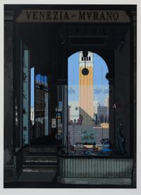 Urban Landscapes No. 2 (complete portfolio of 8 prints with original cloth portfolio)