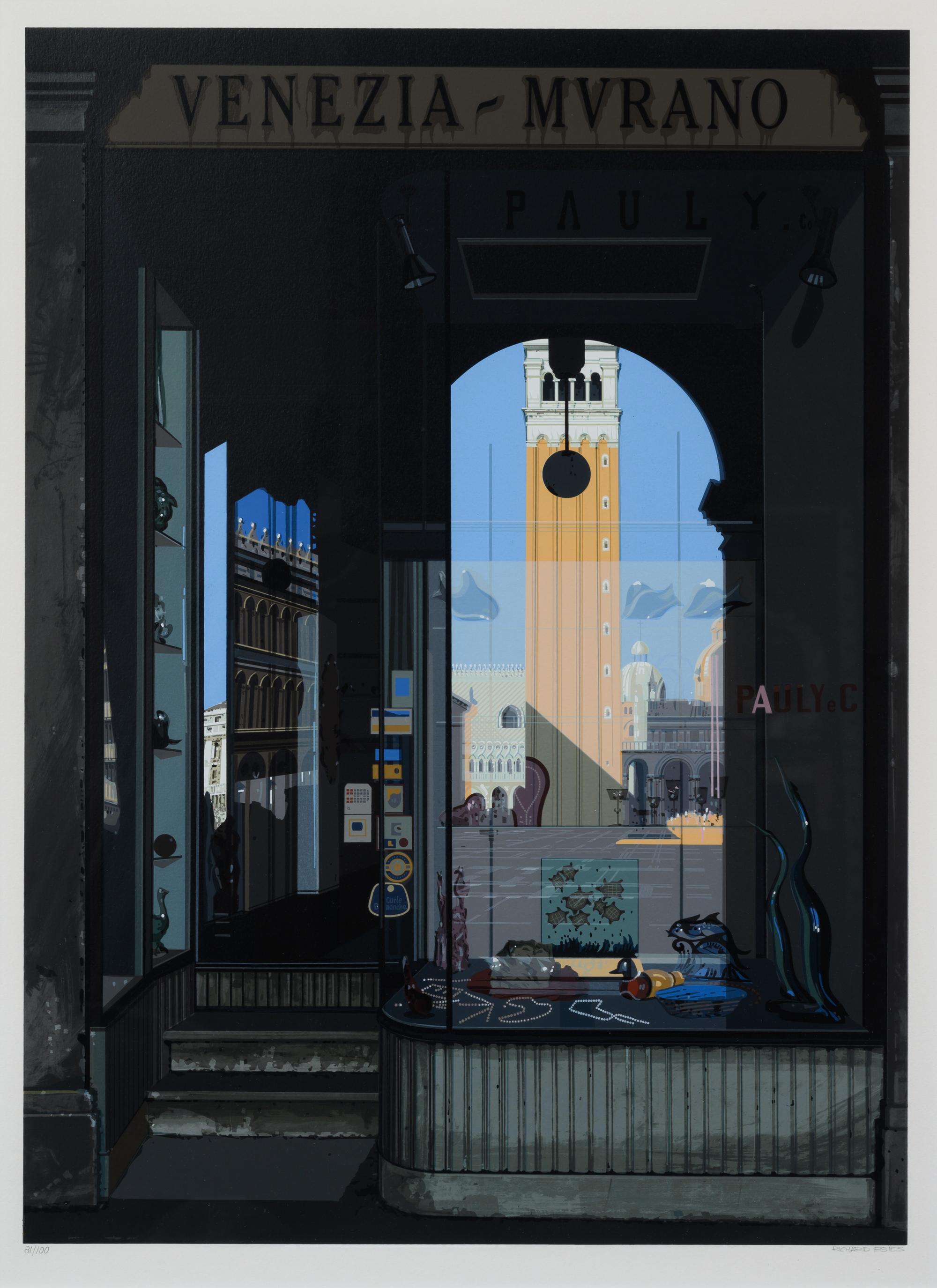 Urban Landscapes No. 2 (complete portfolio of 8 prints with original cloth portfolio)