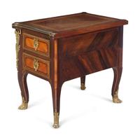 A Louis XV Style Gilt Bronze Mounted Kingwood Cabinet