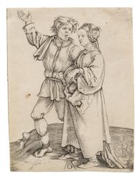 Albrecht Durer, (German, 1471-1528), The Peasant and His Wife, c. 1497
