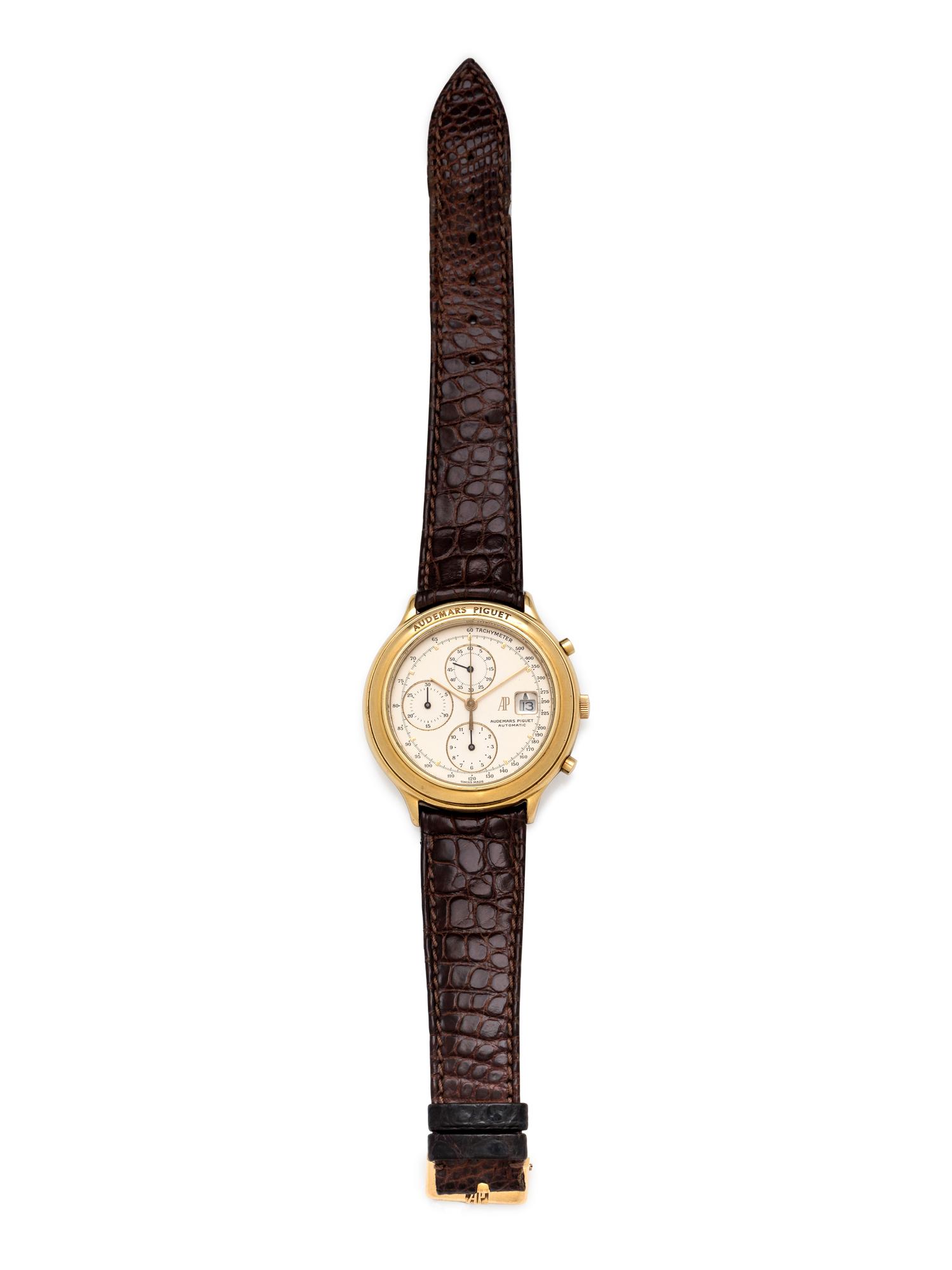 Audemars Piguet, 18K Yellow Gold Ref. 25644 'Huitieme' Chronograph Wristwatch