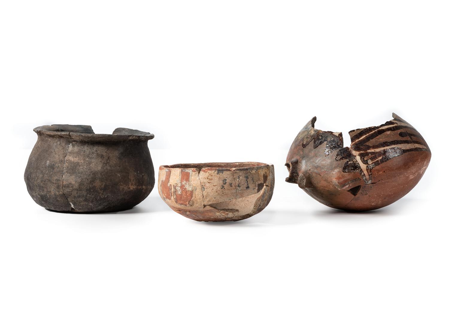 Group of San Lazaro Pueblo Pottery, From the Collection of Forrest Fenn