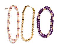 A Collection of Bead Necklaces,