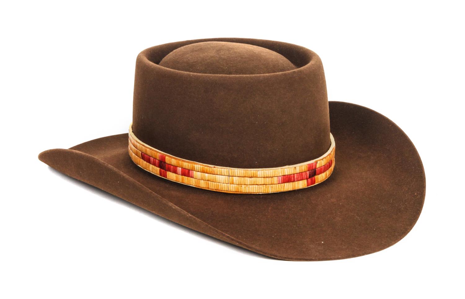 A Montecristi Fur Felt Hat Size 7.