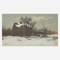 Philip Jamison (American, 1925-2021) House in Winter; together with a companion