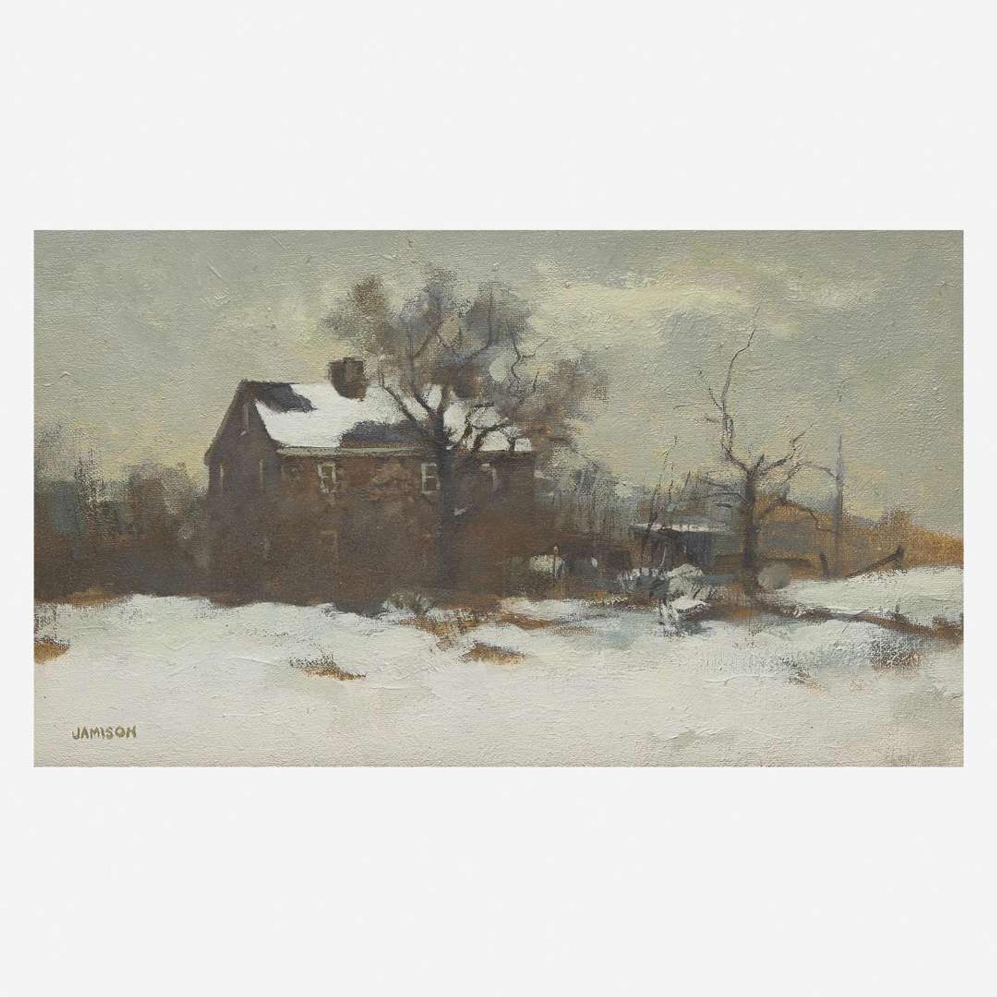 Philip Jamison (American, 1925-2021) House in Winter; together with a companion