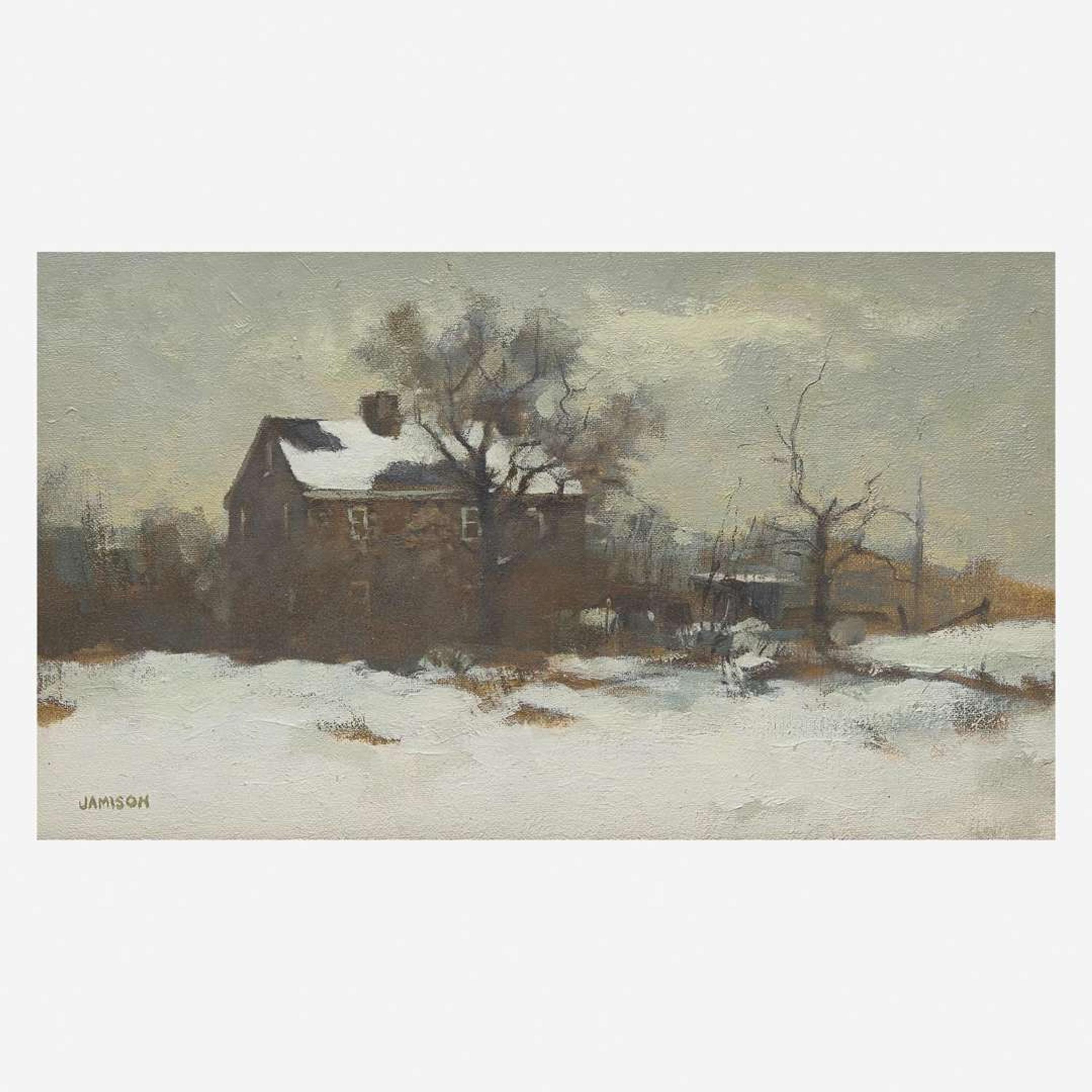 Philip Jamison (American, 1925-2021) House in Winter; together with a companion