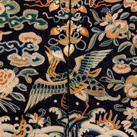 Five Chinese Embroidered Silk ‘Mandarin Duck’ Rank Badges, Buzi, 19th Century 清中晚期 刺綉文官補子五幅