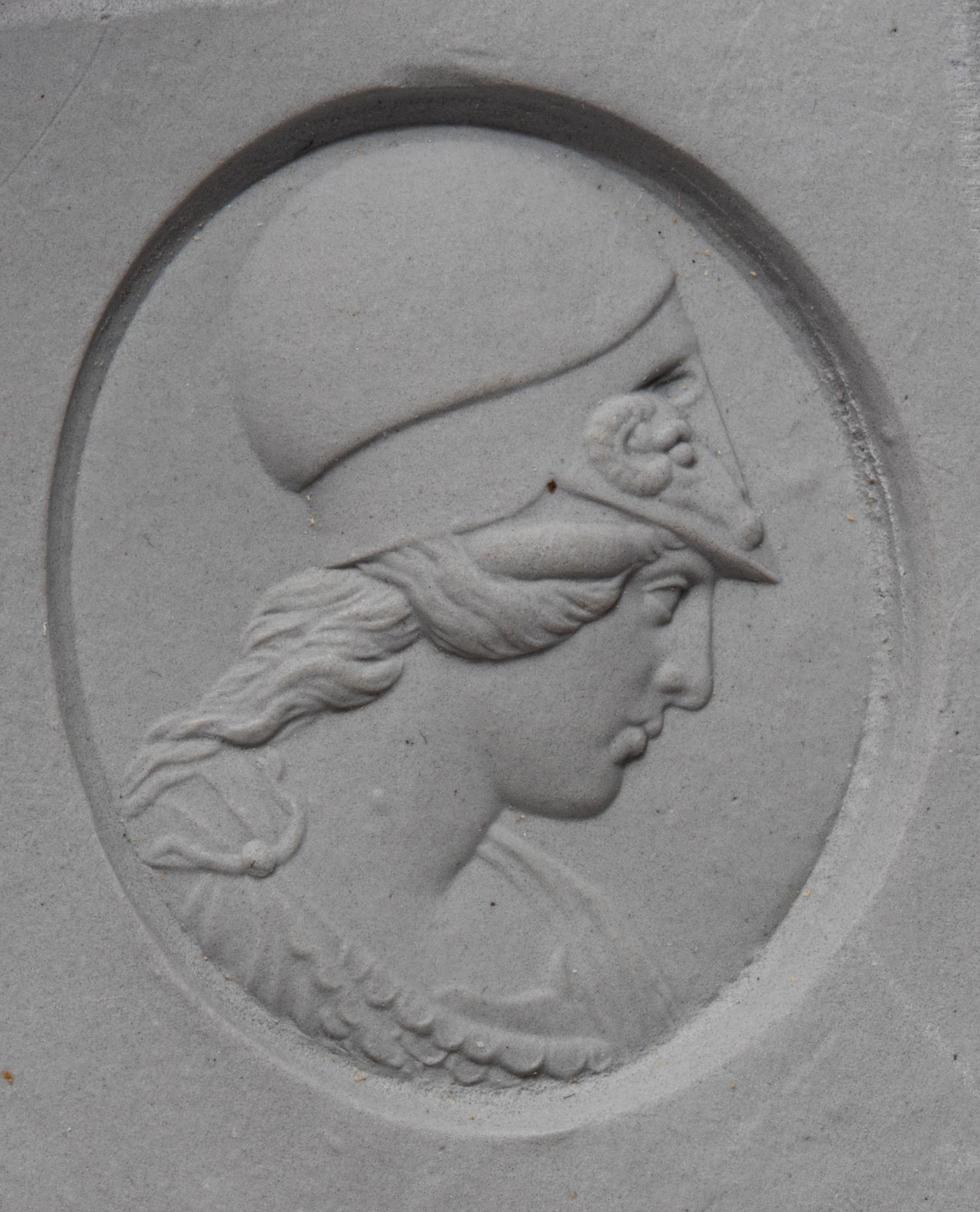 A Neoclassical Agate Intaglio with Athena Promachos
