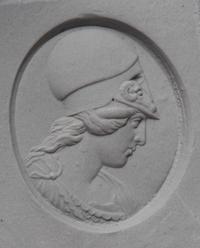 A Neoclassical Agate Intaglio with Athena Promachos