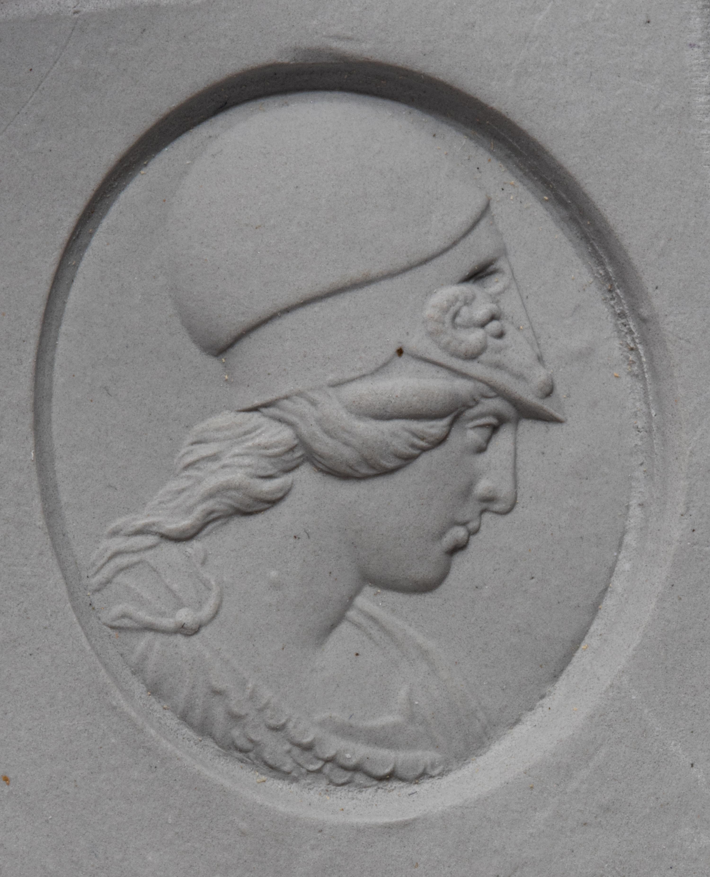 A Neoclassical Agate Intaglio with Athena Promachos