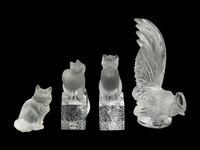 A Collection of Lalique Animal Figures