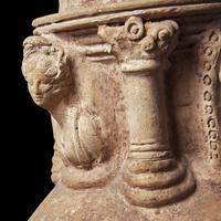 A Syrian Terracotta Cinerarium