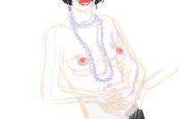 Monica with Necklace, Hands Folded , 1985-1990