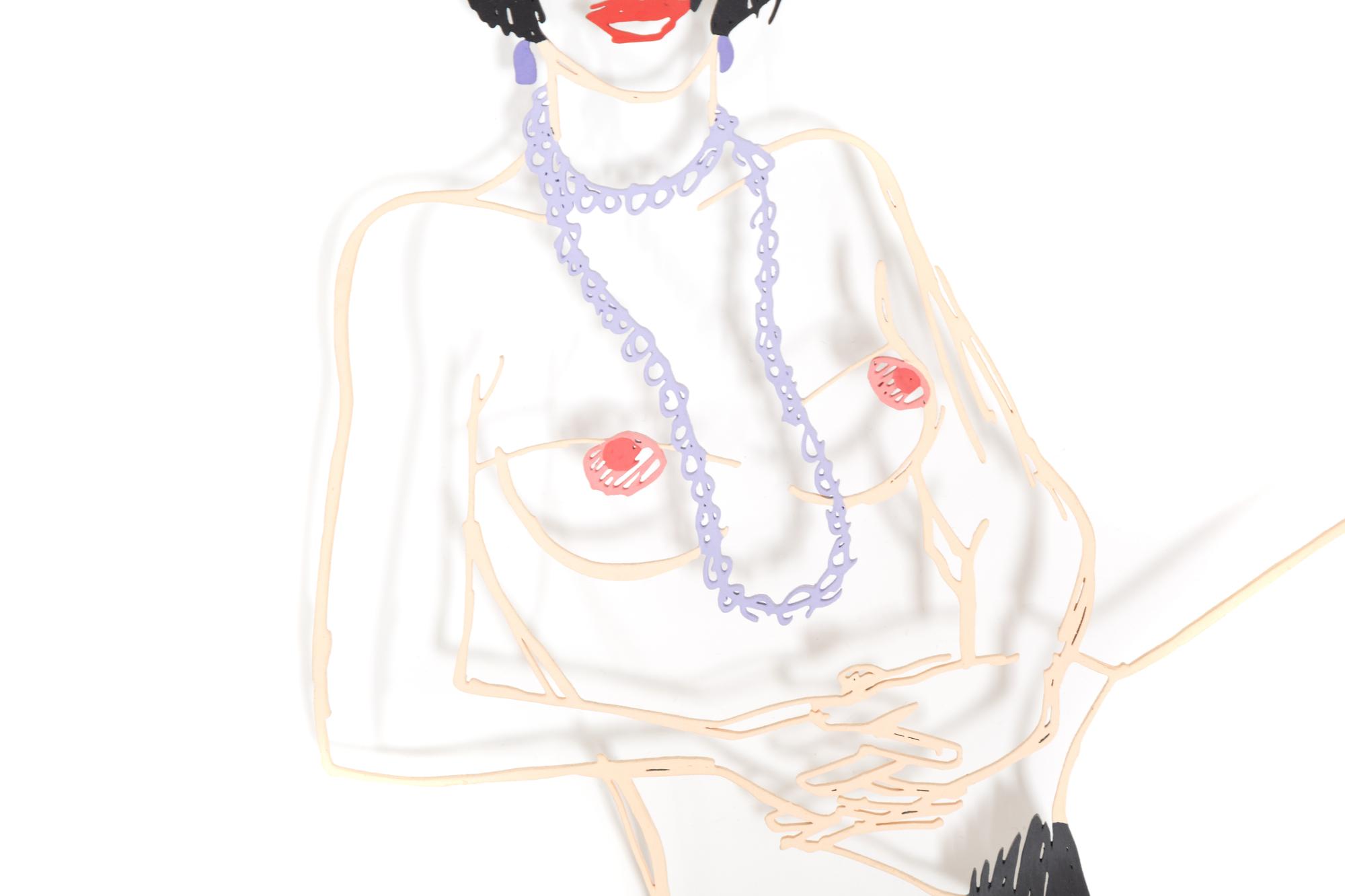 Monica with Necklace, Hands Folded , 1985-1990