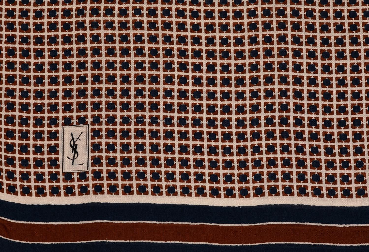 Yves Saint Laurent Scarf, 1980-90s