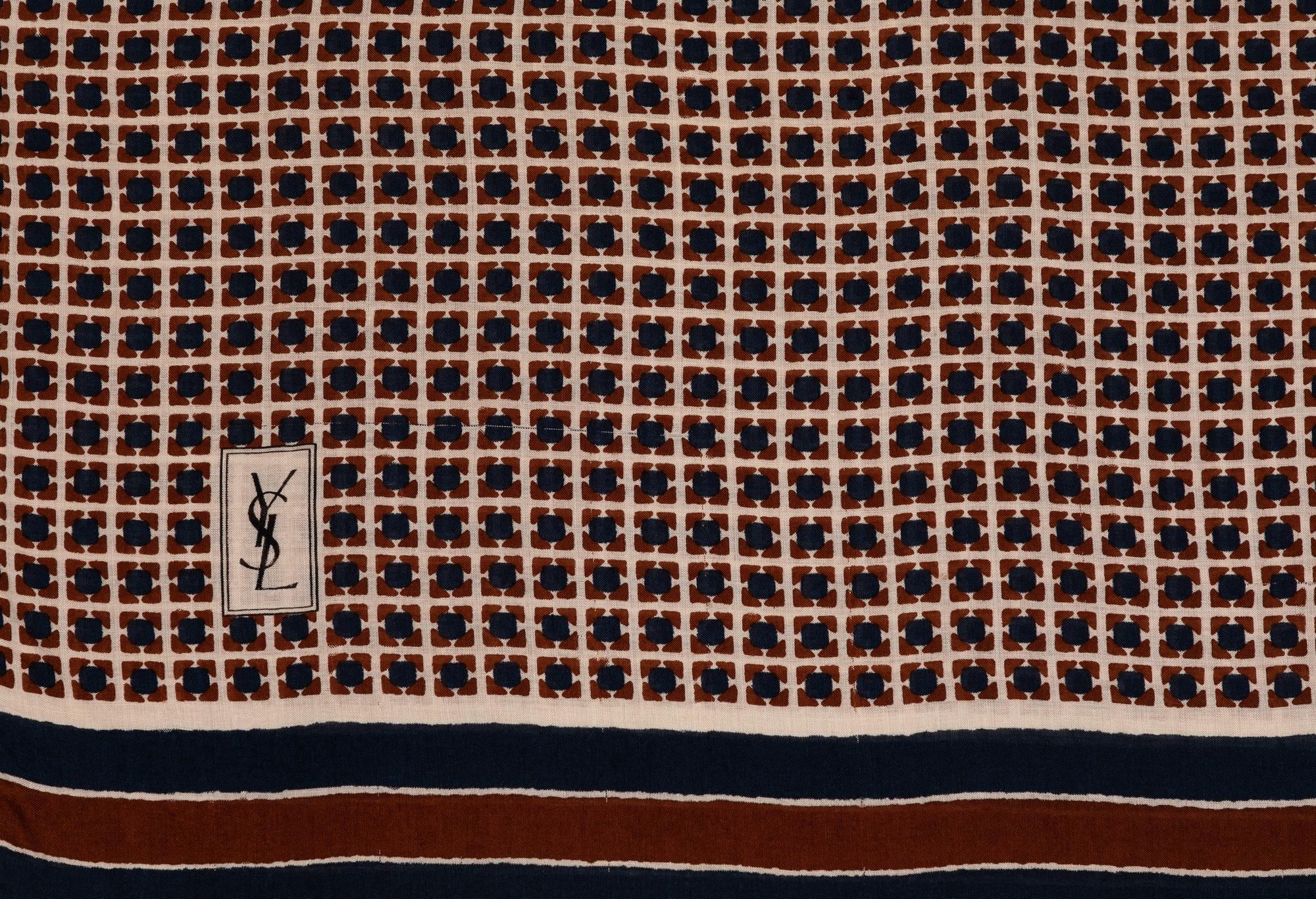 Yves Saint Laurent Scarf, 1980-90s