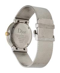 DIOR, STAINLESS STEEL AND 18K YELLOW GOLD 'LA D DE DIOR' WATCH