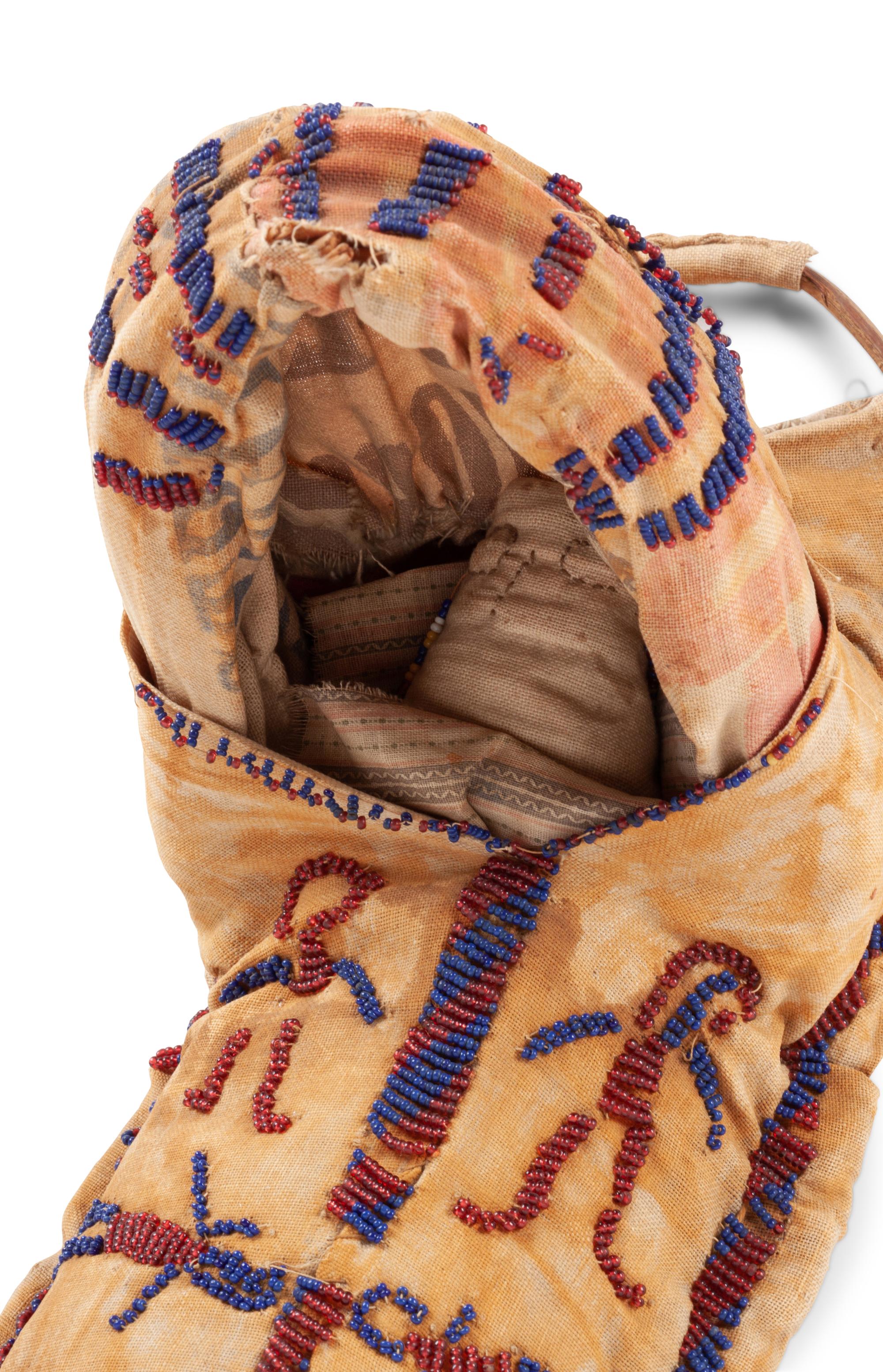 Apache Doll Cradle, with Doll