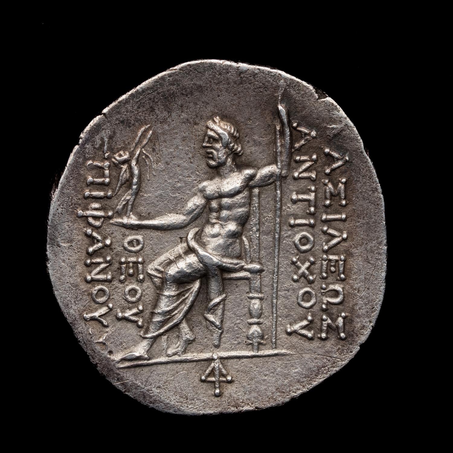 [ANCIENTS] SELEUCID KINGDOM. Antiochos IV Epihanes (c. 175-164 BC). Ar Tetradrachm (16.4 g, 32mm).