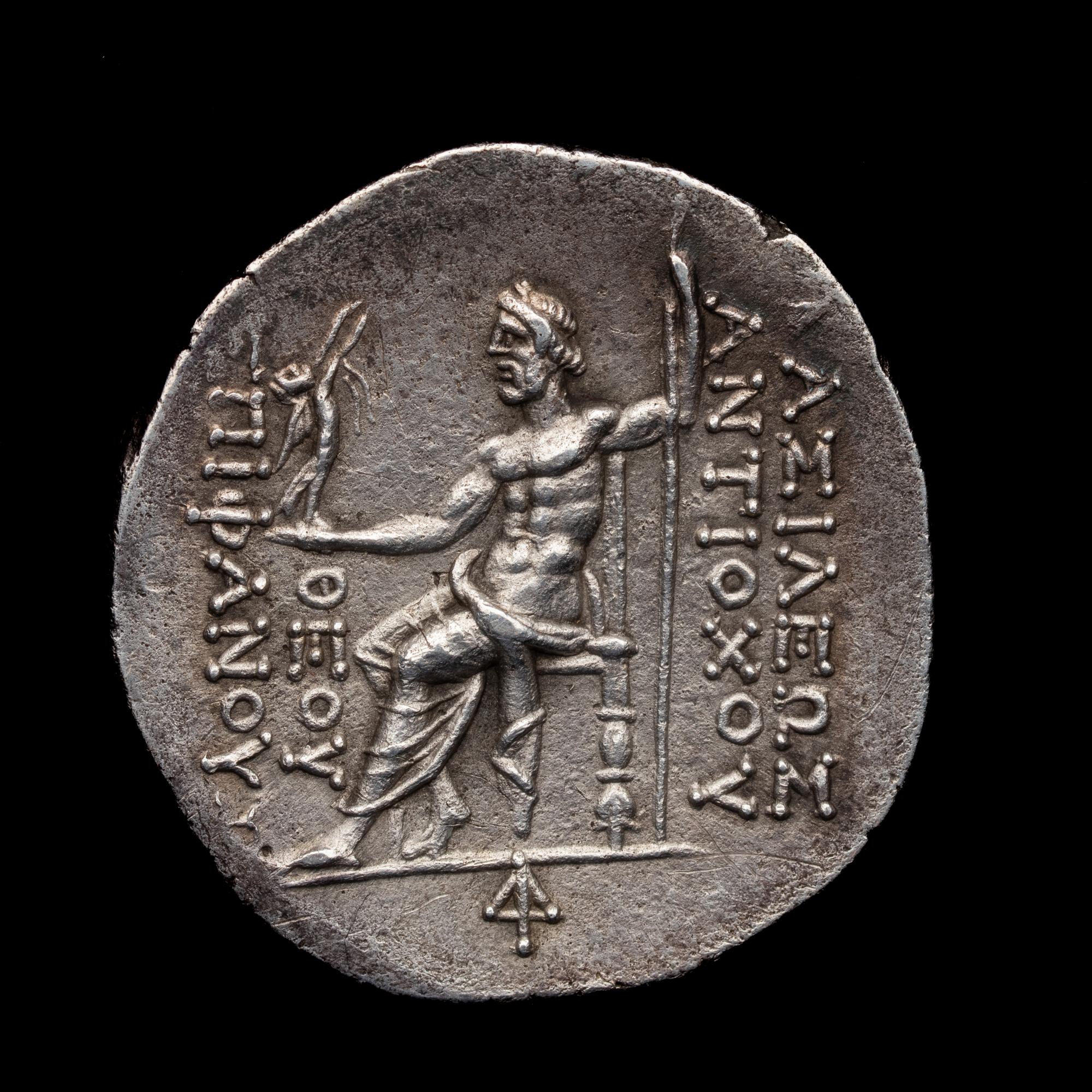 [ANCIENTS] SELEUCID KINGDOM. Antiochos IV Epihanes (c. 175-164 BC). Ar Tetradrachm (16.4 g, 32mm).