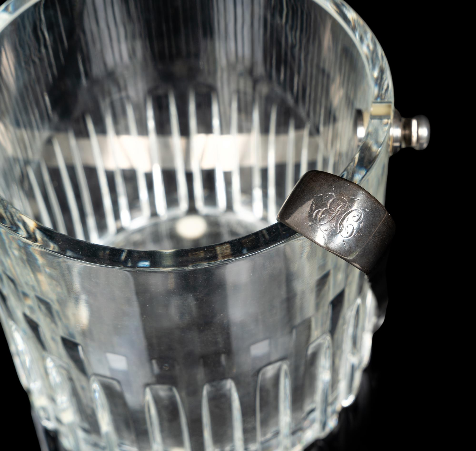 A Baccarat Rotary Ice Bucket