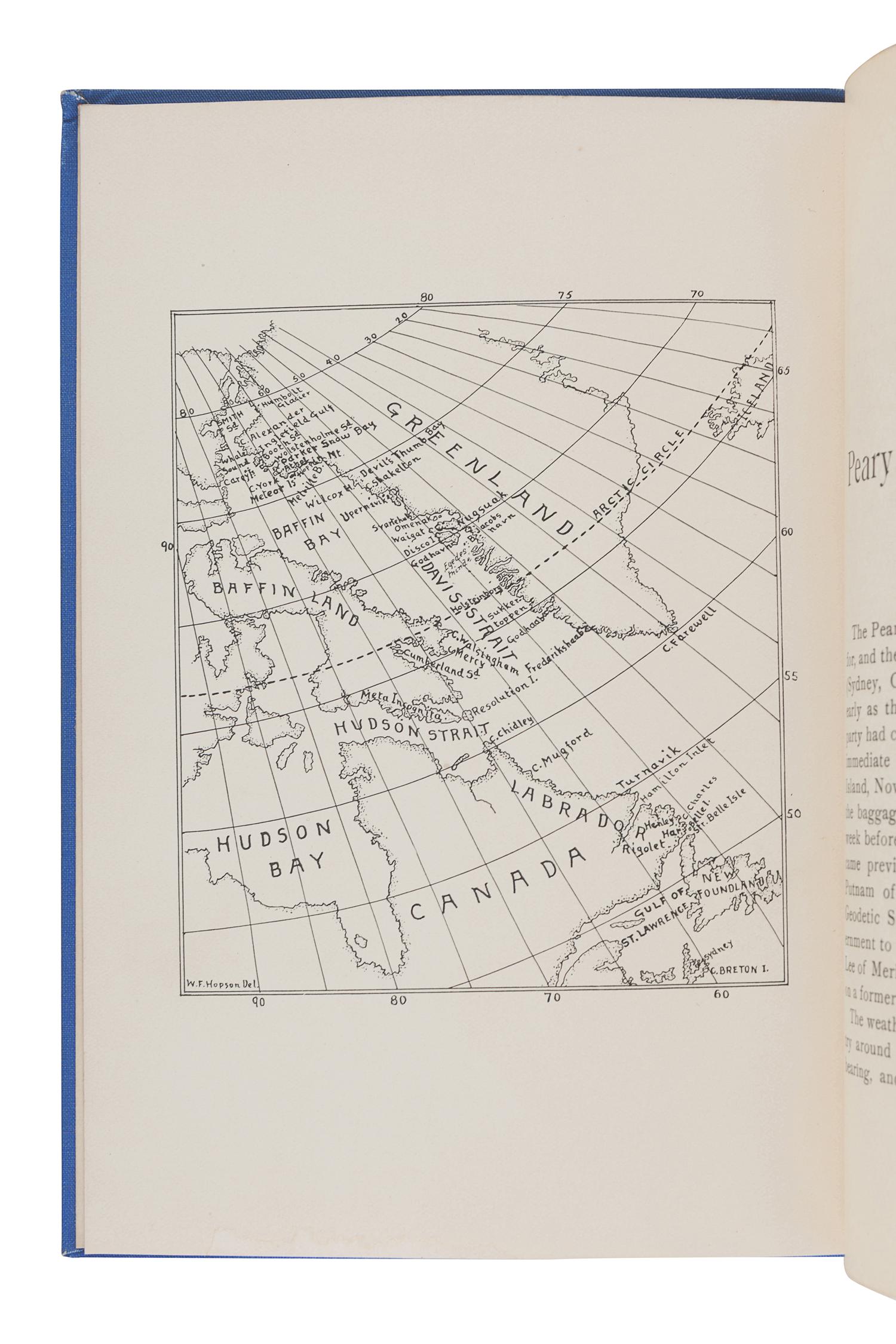 HOPPIN, Benjamin (1851-1923). A Diary kept while with the Peary Arctic Expedition of 1896 . [New Haven?: n.p., 1897].