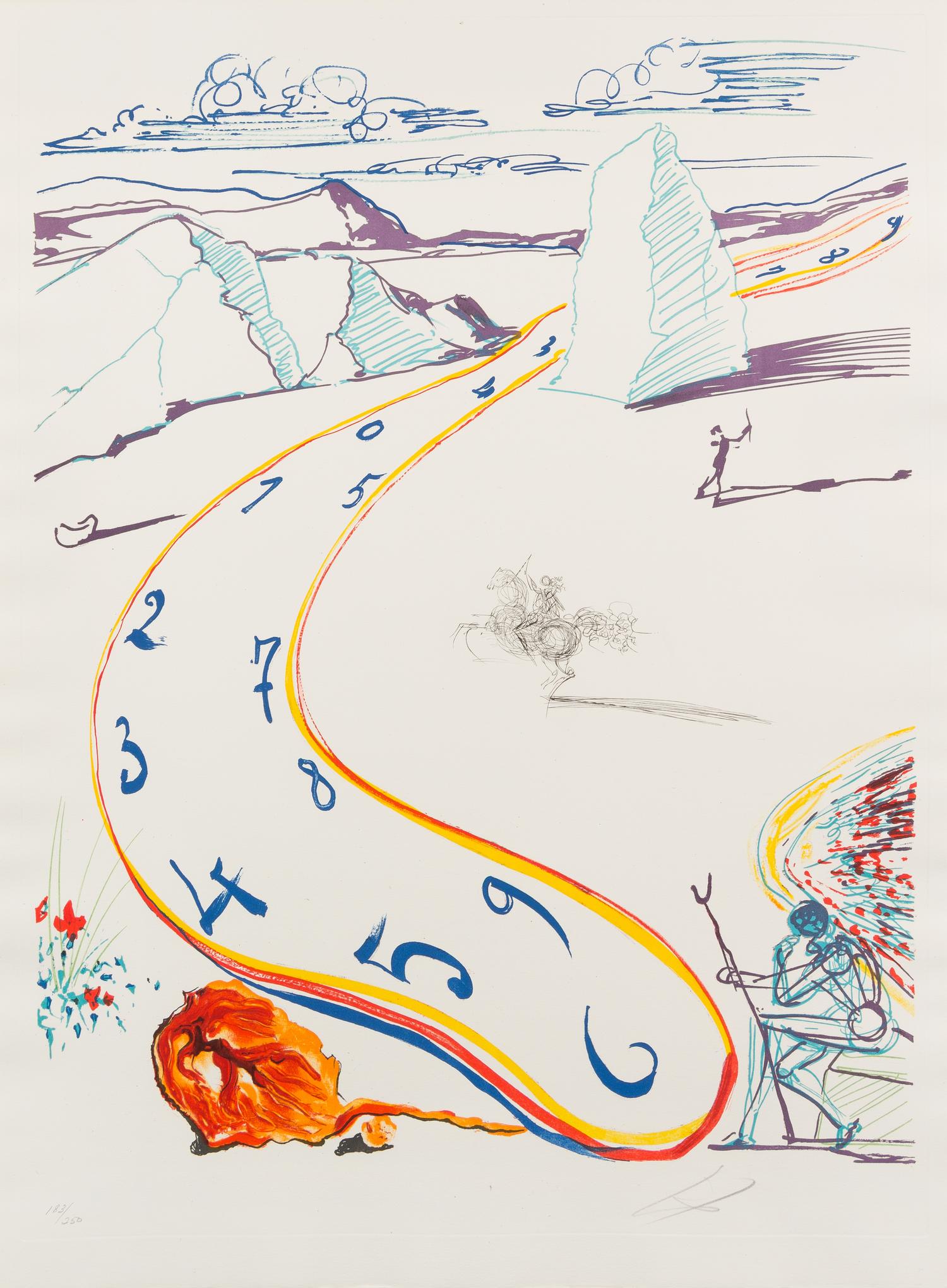 Salvador Dali, (Spanish, 1904-1989), Imaginations and Objects of the Future (suite of 10 with box and text), 1975