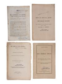[CIVIL WAR]. A large group of war-era pamphlets on topics including politics, battles, foreign relations, debt, and the draft, comprising: