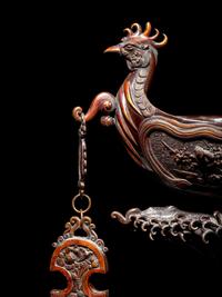A Large Japanese Bronze Incense Burner