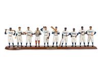 A 1955 Brooklyn Dodgers Danbury Mint Figure Display