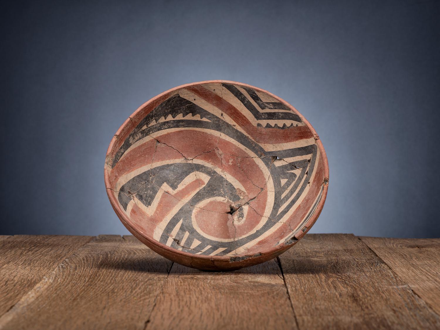 Salado Polychrome Pottery Bowl