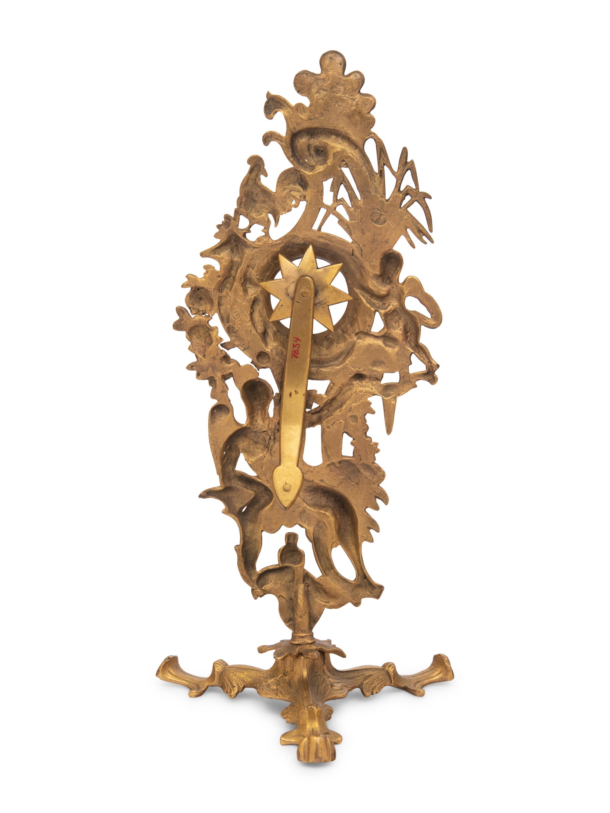 An English Gilt Metal Watch Holder