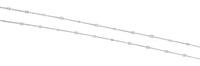 A 18 Karat White Gold and Diamond Longchain, 6.10 dwts.