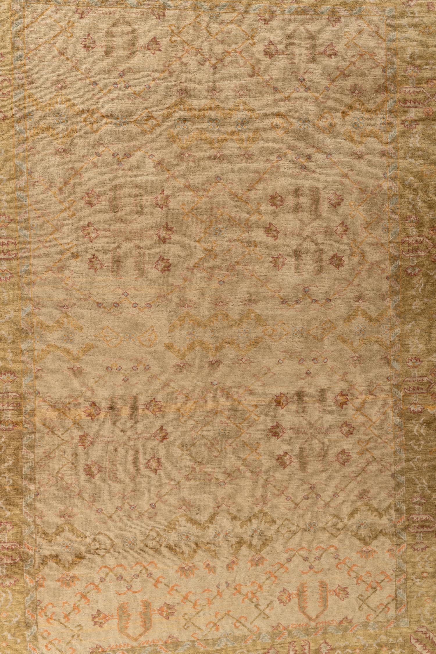 An Oushak Wool Rug