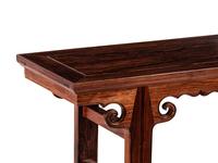 A Chinese Huanghuali Recessed-Leg Altar Table, Qiaotou'an