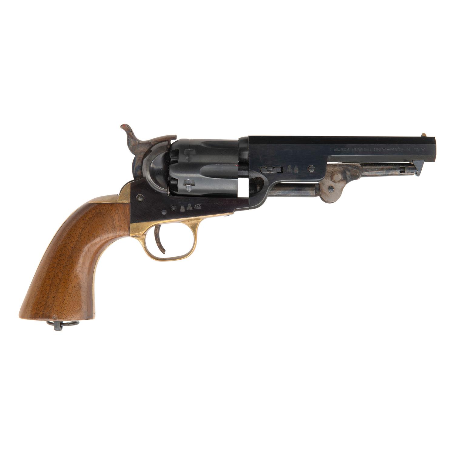 Cased Euroarms "Sheriff's Model" .36 Caliber Percussion Revolver with Accessories
