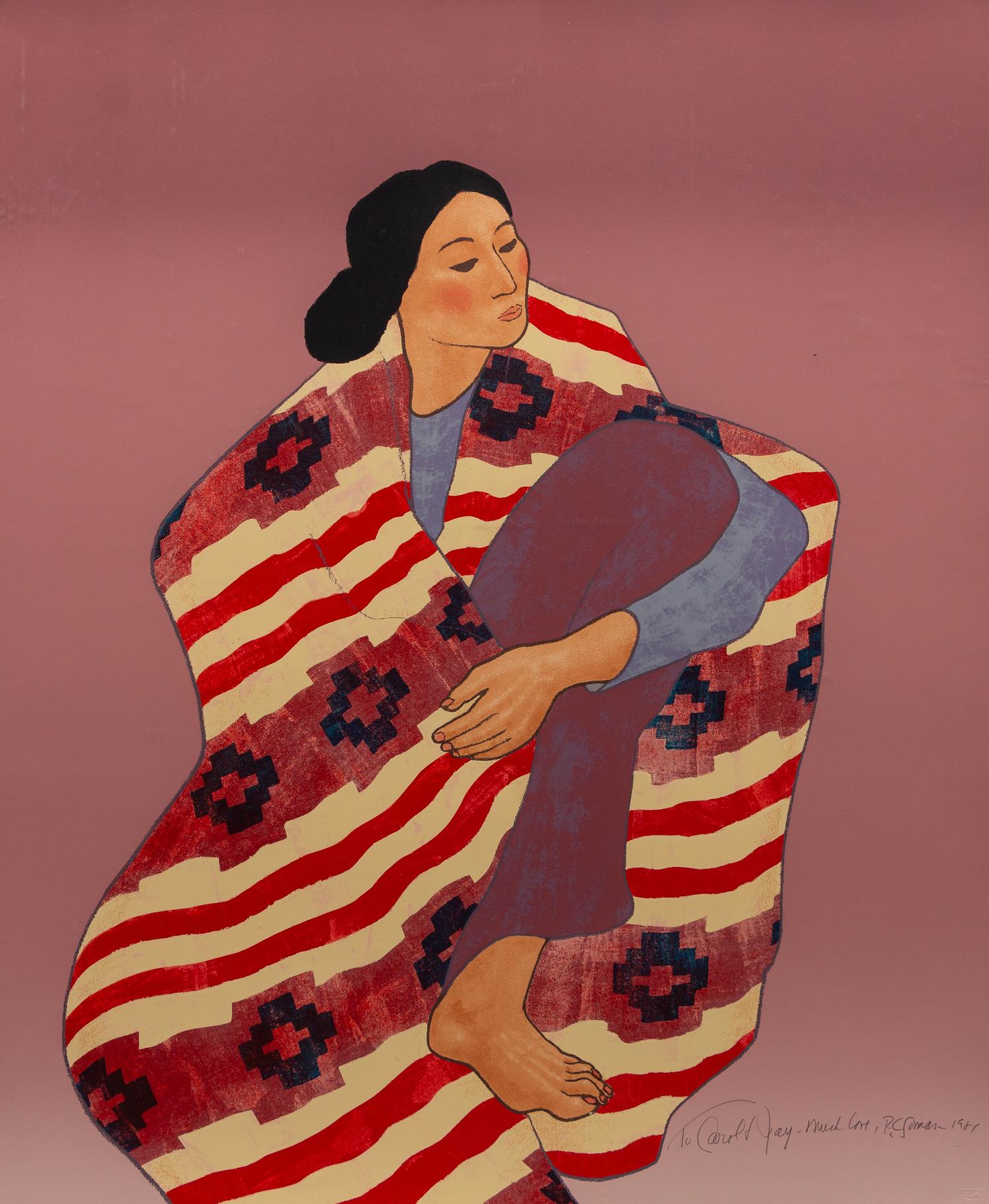 Maiden in Chief's Blanket