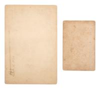 [NATIVE AMERICANS] Cabinet card of Capt. Sword with Buffalo Bill's Indians [ With: ] Buffalo Bill CDV