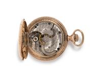 YELLOW GOLD AND GOLD-FILLED HUNTER CASE POCKET WATCH