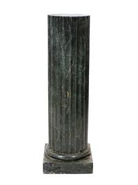 An Italian Faux-Marble Painted Pedestal