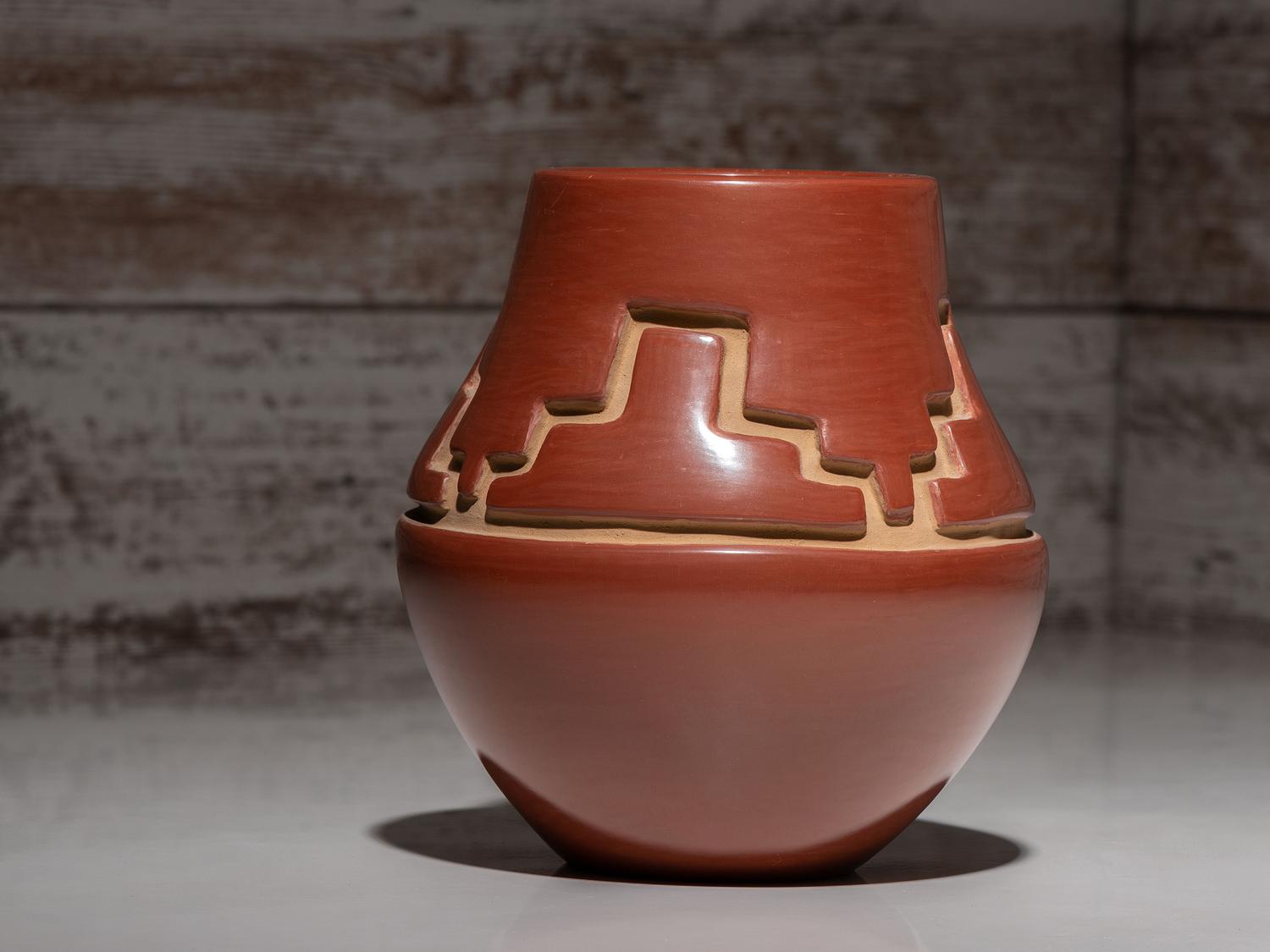 Redware Pottery Jar
