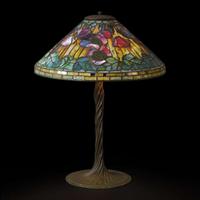 Tiffany Studios A "Poppy" Table Lamp, New York, circa 1905